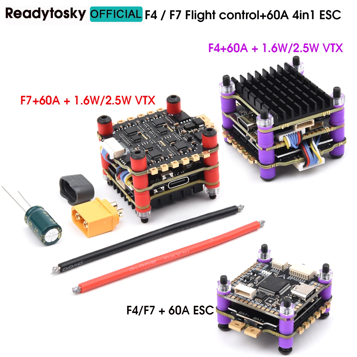 Kontrol penerbangan Drone & 60 - Fpv Flight Controller F7 Stack 60A ulasan dan harga