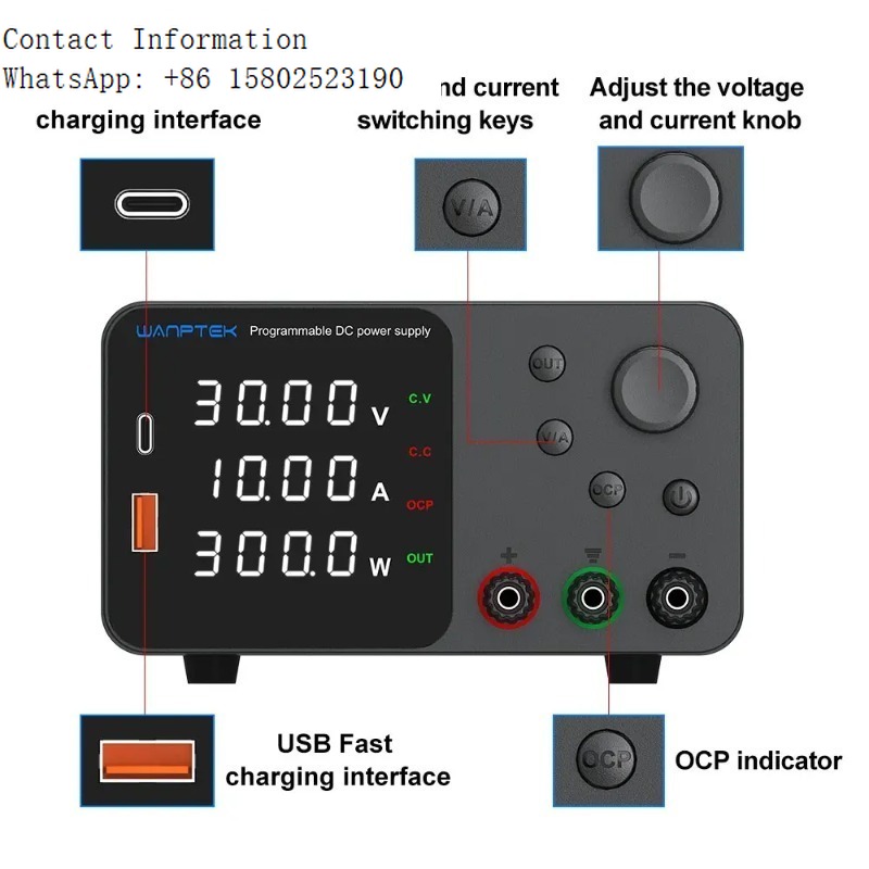 TPS3010 30V 10A Power Supply D - Programmable Dc Power Supply 30V 10A ulasan dan harga