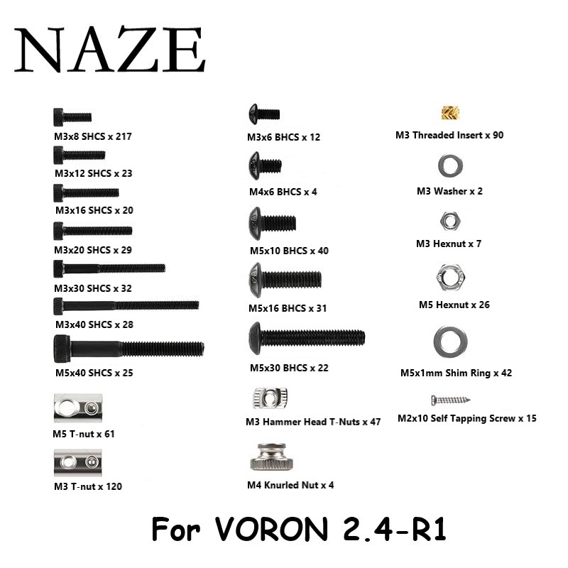 Kit Lengkap Sekrup Pengencang  - Voron 2.4 R2 Kit ulasan dan harga